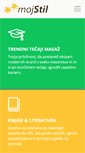 Mobile Screenshot of mojstil.si